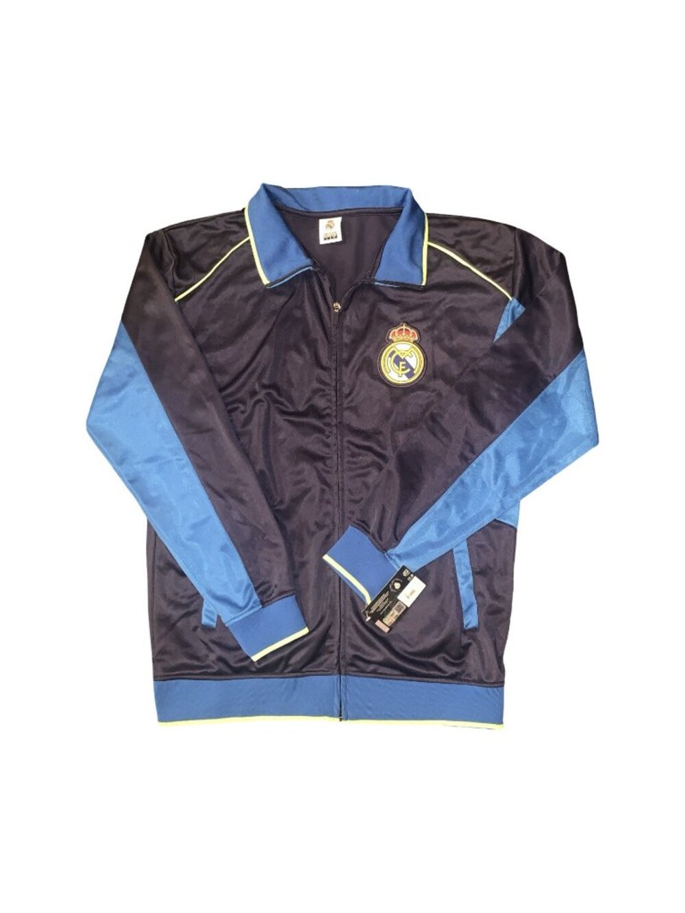Real Madrid full Zip Jacket Mens Large New With Tags Madridista Futbol Soccer